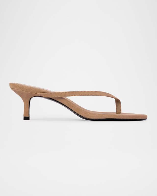 Tash Suede Thong Slide Sandals